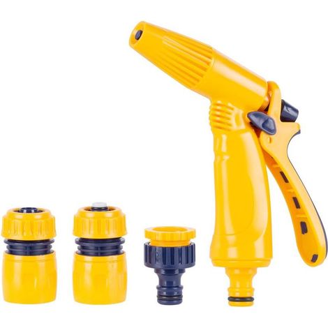 Bewässerungs-Set Strend Pro Garden, Garten, 2x STOP-Schnellkupplung, Adapter, Pistole