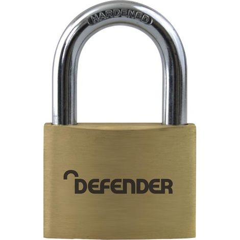 DEFENDER DFBP5 KA1 Brass Padlock 50mm Keyed Alike DEFBP5KA