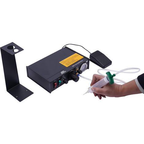 Distributeur semi-automatique d'adhésif, de colle, de soudure, distributeur de liquide, distributeur semi-automatique de gouttes, contrôleur de pâte à braser avec baromètre, AC220V (1/5)