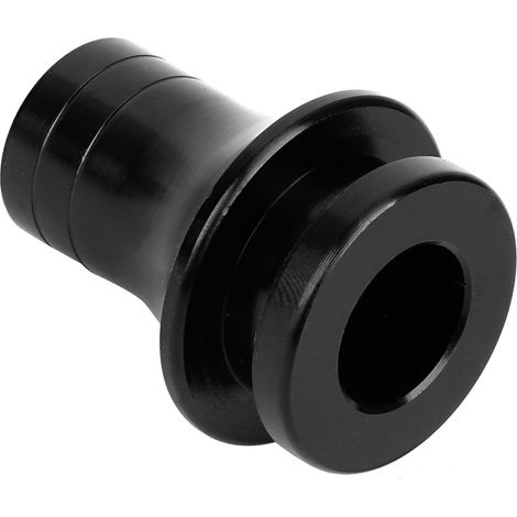 Bague adaptatrice filetée M12x1,25 en aluminium noir pour levier de vitesse manuel, raccord de fixation de soufflet (1/3)