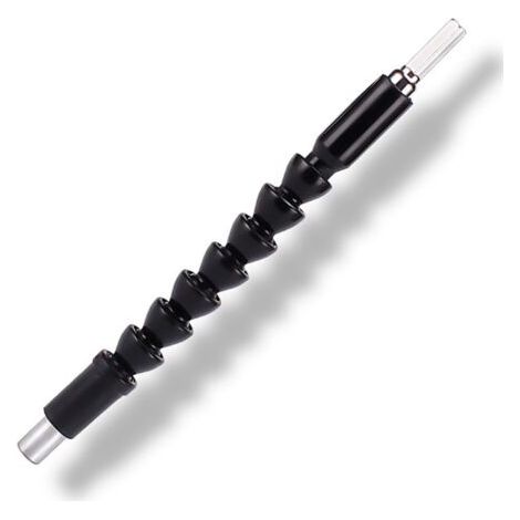 Rallonge de foret flexible, tournevis électrique universel à tige souple, rallonge de foret, bielle de perceuse à main allongée, tuyau de pliage multifonctionnel (200 mm)