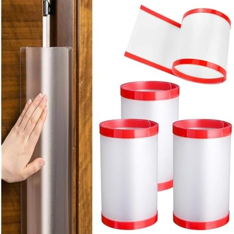 Lot de 4 protections anti-pincement pour portes, idéales pour les enfants, les bébés, les crèches, les salles de classe et les chambres, 17 x 120 cm (1/4)