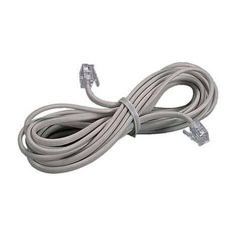 PROLUNGA TELEFONO LINEARE FME - AVORIO 2 PLUG 6/4 MT 3- 5 pezzi