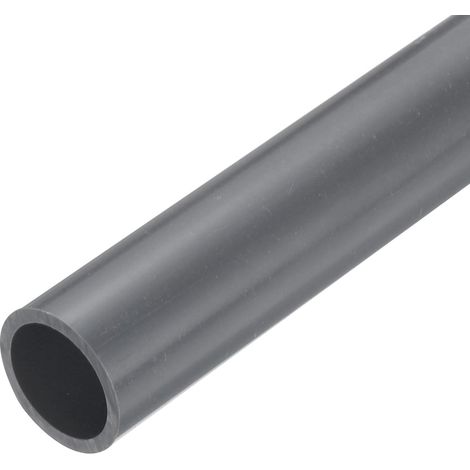1 Pouce Tube PVC Rigide Tube Rond Tuyau Tuyauterie Matériel Tuyauterie 21.6mm ID 26mm OD 9" Longueur Gris Clair Haute Résistance pour Tuyau D'Eau, Artisanat, Gaine Câble (1/5)
