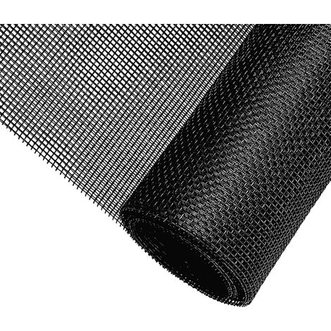 Fliegengitter Meterware 120x250cm Fiberglas zuschneidbar Schwarz (1/5)