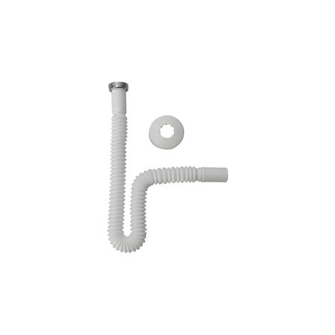 TUBO ESTENSIBILE PER SIFONI CON ROSONE TIPO LUX- 1 S-Brico- FAIDF- pezzi 1