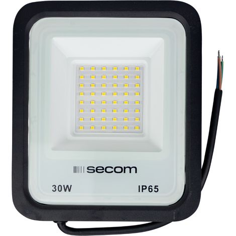 Proyector LED TenkoS2 30W 3000lm IP65 16.3x4x19cm Negro 30000H SECOM