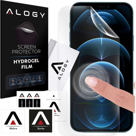 Película de hidrogel para protector de pantalla de iPhone 12 Pro Película de hidrogel Alogy (1/5)