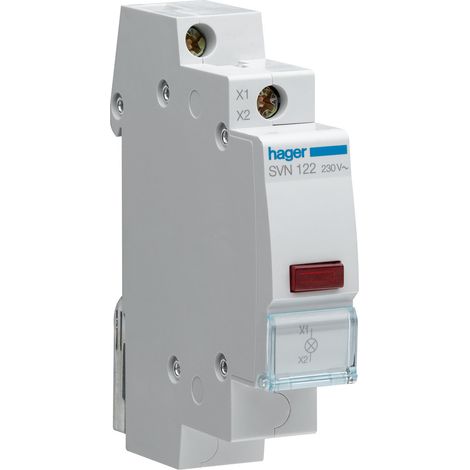 Lámpara modular monofásica roja 230V CA SVN122