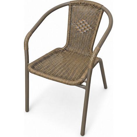 Sedia da giardino Aga RATAN Marrone/Marrone