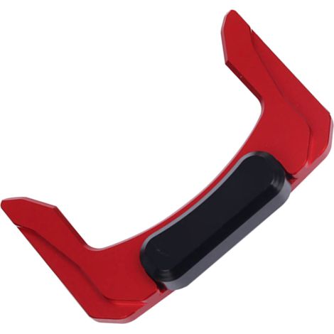Cache-clé de contact pour moto, en alliage d'aluminium, rouge, compatible avec NMAX155 125 20-21 (1/5)