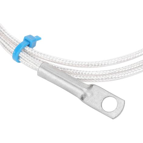 Oberflächenmontierbarer PT100-Temperatursensor mit knopfförmigem Widerstandsthermometer – Hohe Temperaturbeständigkeit bis 3 m (1/5)