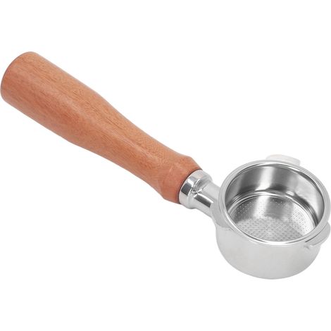 51-mm-Siebträger ohne Boden mit 3 Klemmen, Edelstahl, kompatibel mit Donlim 6001, 5403, KF5400 E, All Branch Acid Redwood (1/5)
