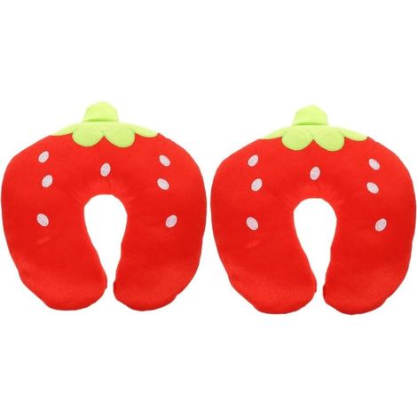 2 Pièces Massage Pillow Oreiller Massage Travel Pillow Oreiller pour cervicales Cozy Pillow Voyage Charmant Cou de Sieste de Bureau s de Voyage Coton PP (1/5)