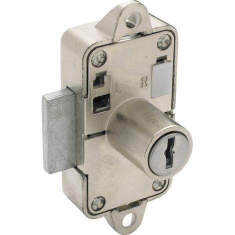 Serrure H B 32800 01 R3 nickelé pêne de 14mm RONIS 36560 (1/2)
