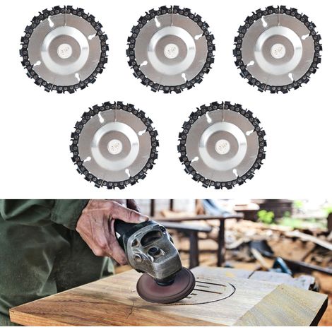 Disque à meuler et à couper pour meuleuse d'angle, disque multifonctionnel pour tronçonneuse de travail du bois, vendu par lot de 5. (1/5)