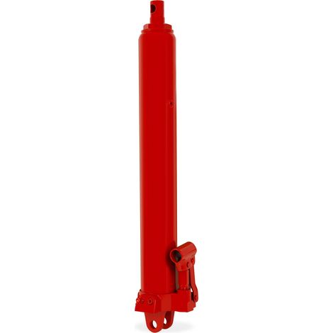 EBERTH Hydraulikzylinder mit Einkolbenpumpe und Gabelkopf, Hubzylinder 8t für Werkstattkran 2000 kg (Druckkraft 8t, Hub ca. 495 mm, Kolbenstangendurchmesser ca. 22 mm, Lochdurchmesser ca. 17 mm) (1/4)
