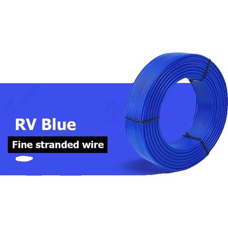 Fil de cuivre, isolation en PVC, conducteur toronné, Boule, 100m, 20 AWG - 0.5mm 2 (1/2)