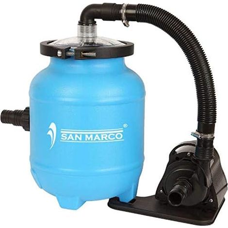 Filtre à sable avec aqualoon Sans vanne de sélection 4300 L/H (1/3)