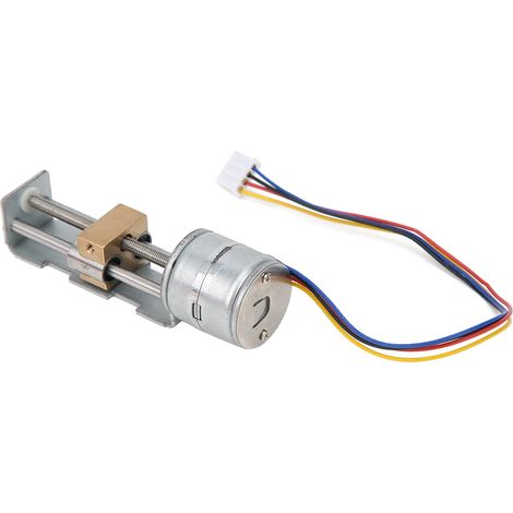 Mini-glissière à vis-mère linéaire pour moteur pas à pas, biphasée, 4 fils, pour petits curseurs DIY 20 mm