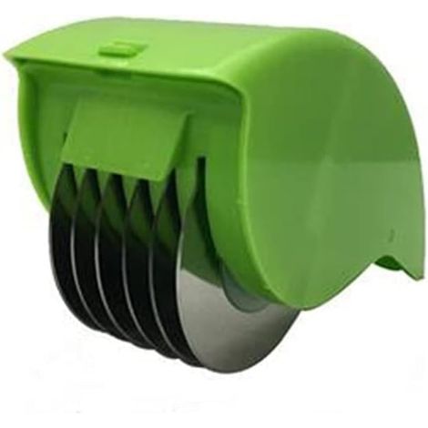 1 Hachoir à légumes, 6 lames en acier inoxydable, coupe-oignons manuel, accessoires de cuisine (1/4)