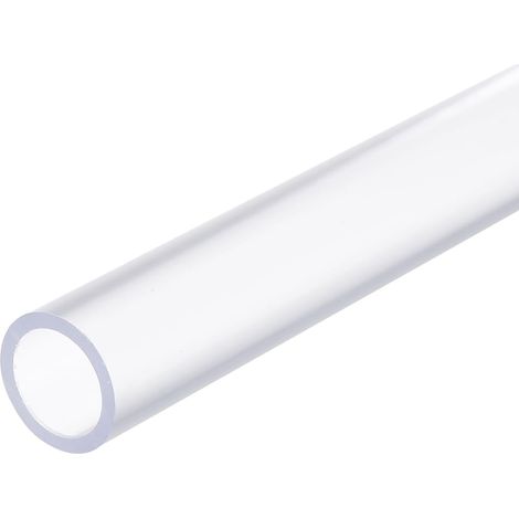 Tube Rigide en PVC Rond 15mm ID 20mm OD 0.2M Tuyau PVC Résistant aux Chocs pour Conduite d'Eau, Aquarium, Serre de Jardin, Transparent (1/5)