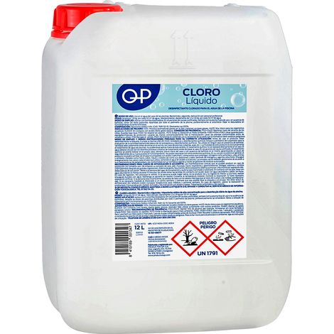 Cloro Líquido Quimicamp 12 kg – Hipoclorito sódico para piscina