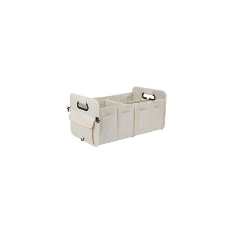Sac de rangement 30 x 44 x 60 cm – 2 grands compartiments – Tissu Oxford 600D résistant à l'usure – Inserts pour produits de nettoyage-Crezuo