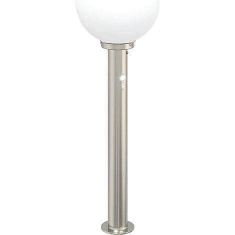 Baliza luminosa con sensor de 80 cm, acero inoxidable, IP44 vidaXL