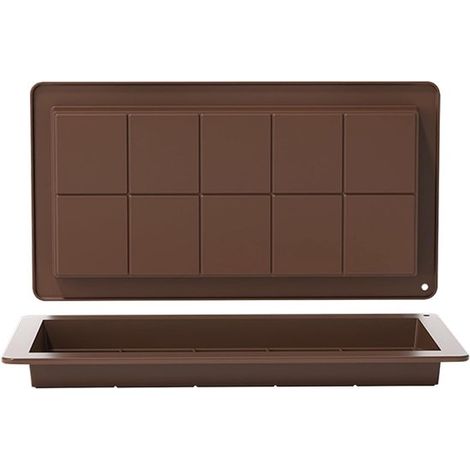 Stampo in silicone per cioccolato - Forme profonde - Senza BPA - Utensili da cucina - Per dolci e cioccolato - 25 x 13 cm - Per alimenti e resistente al calore - Per uso domestico (1/5)