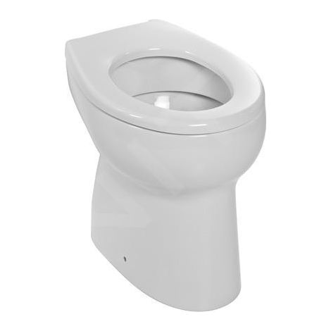 Jika – Toilette enfant à poser – Cuvette avec évacuation arrière – Bord affleurant – Kit de fixation inclus – Dimensions 295 x 385 x 350 mm