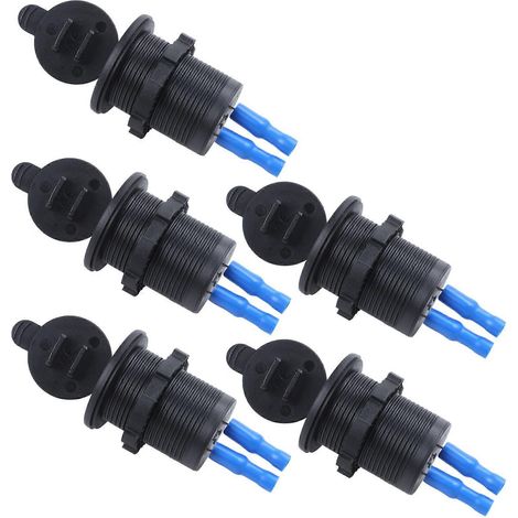 Compatible avec 5 prises USB doubles étanches 12V-24V pour voiture (5V 2,1A + 2,1A) (1/5)