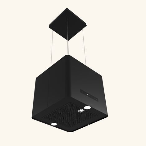 Hotte cuisine Silverline suspendue BRAGA noir 40 cm