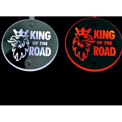 Lot de 2 feux de gabarit LED 24 V blanc-rouge King