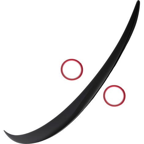ABS Boot Spoiler for Mercedes Benz W205 C Class 2014-2020 AMG Style Gloss Black (1/5)