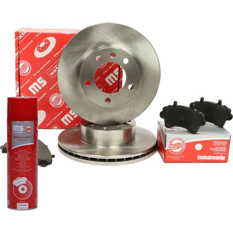 JEU DE DISQUES ET PLAQUETTES DE FREIN AVANT NISSAN INTERSTAR, RENAULT MASTER II, OPEL MOVANO, VAUXHALL (1/4)