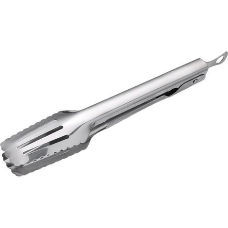 Pinces alimentaires en acier inoxydable de 25.5cm, épaissies, pour éviter de glisser, Buffet servant pour la cuisine barbecue (1/5)