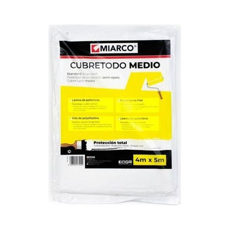 PLASTICO CUBRETODO MIARCO MEDI0 (4M X 5M ) 15 MICRAS (1/5)