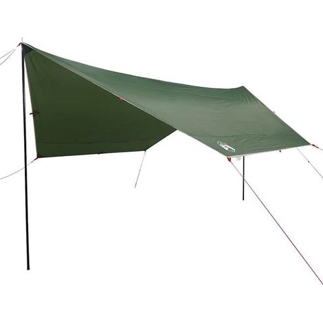 Bâche de camping verte imperméable 430x380x210 cm