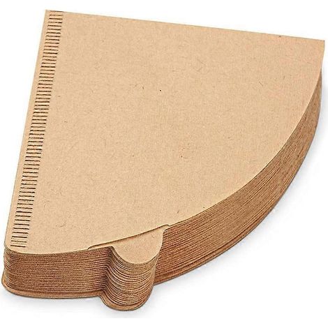 Filtre à café conique n° 02, format 2, pour cafetière à filtre, 1 à 4 tasses, lot de 100. (1/4)