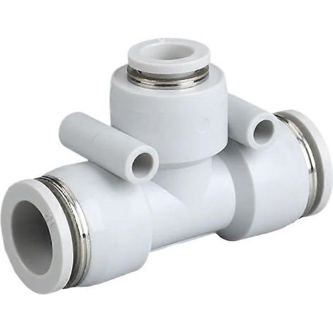 PEG10610 Pneumatik-Schlauchverschraubungen, 5er-Pack, Schnellkupplungen für Druckluftschläuche, Reduzier-T-Stück 8 mm, 10 mm, 12 mm (1/5)
