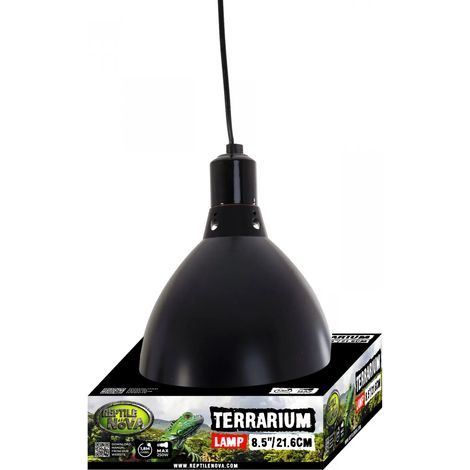 Pantalla reflectora Reptile Nova de 21,6 cm (8,5") - casquillo E27 de cerámica (1/3)