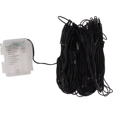 Künstliche Spinnennetz-Lichterkette, 1,2 m Durchmesser, 8 Lichteffekte, dekorative LED-Halloween-Lampe, orange (1/5)