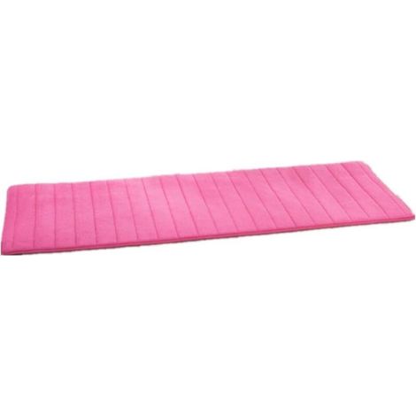 Tapis de Salle de Bains Tapis de Bain antidérapant en Mousse à mémoire de Forme pour Salle de Bain, Microfibre (Rose ,40x120cm)-Fei Yu (1/5)