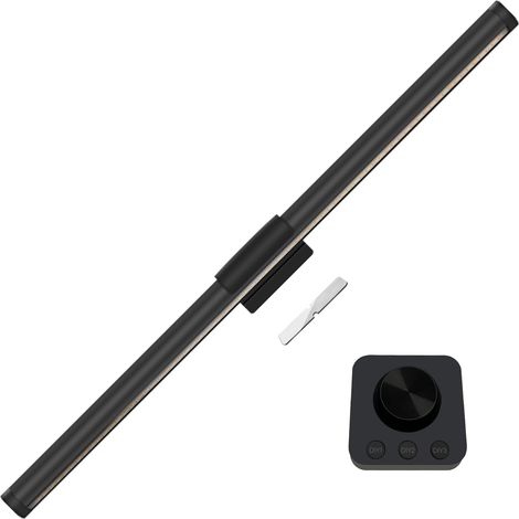 LED Lampe Ecran PC Moniteur USB Monitor Light Bar avec Télécommande Lumière Ecran PC Réglable Luminosité et la Teinte 5 Modes D'éclairage avec Protection des Yeux pour Office Home Gaming 44CM (1/5)