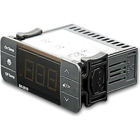 Controlador de temperatura EK-3010 220V con sensor, termostato de alarma para refrigeración y calefacción con sonda para refrigeración y calefacción.