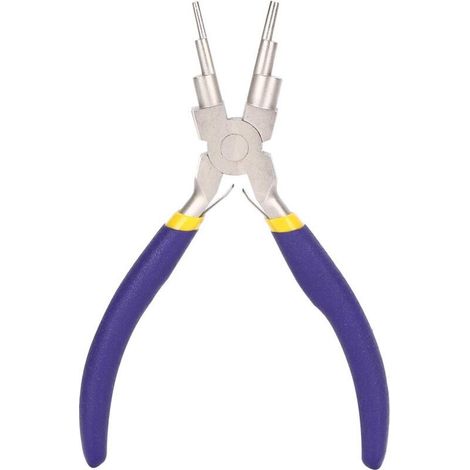 Pince, pince à bijoux à nez rond en acier au carbone outil à main multifonctionnel pour la fabrication de bijoux (1/5)