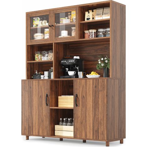 Armoires pour le salon (taille : 140×40×185 cm), armoire de cuisine, armoire de salle à manger. Des armoires équipées d’éclairage LED. Les portes des armoires sont dotées d’un espace (1/5)
