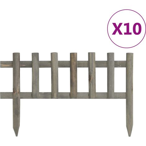 Bordature per Prato 10 pz in Legno di Abete 4,4 m vidaXL (1/6)