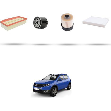 Kit tagliando 4 filtri compatibile con Dacia Sandero II 1.5 Dci 55kw dal 2013 (1/5)
